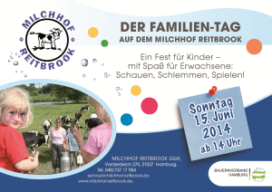 Anzeige für Familien-Tag